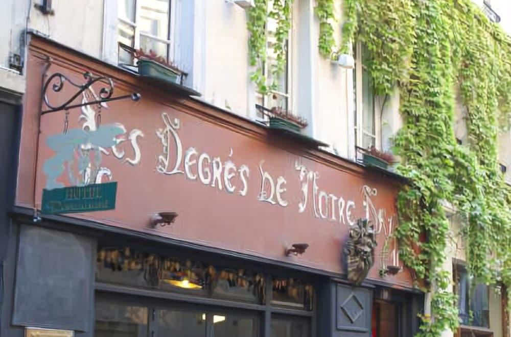 Hotel Les Degres De Notre Dame Paris Eksteriør bilde